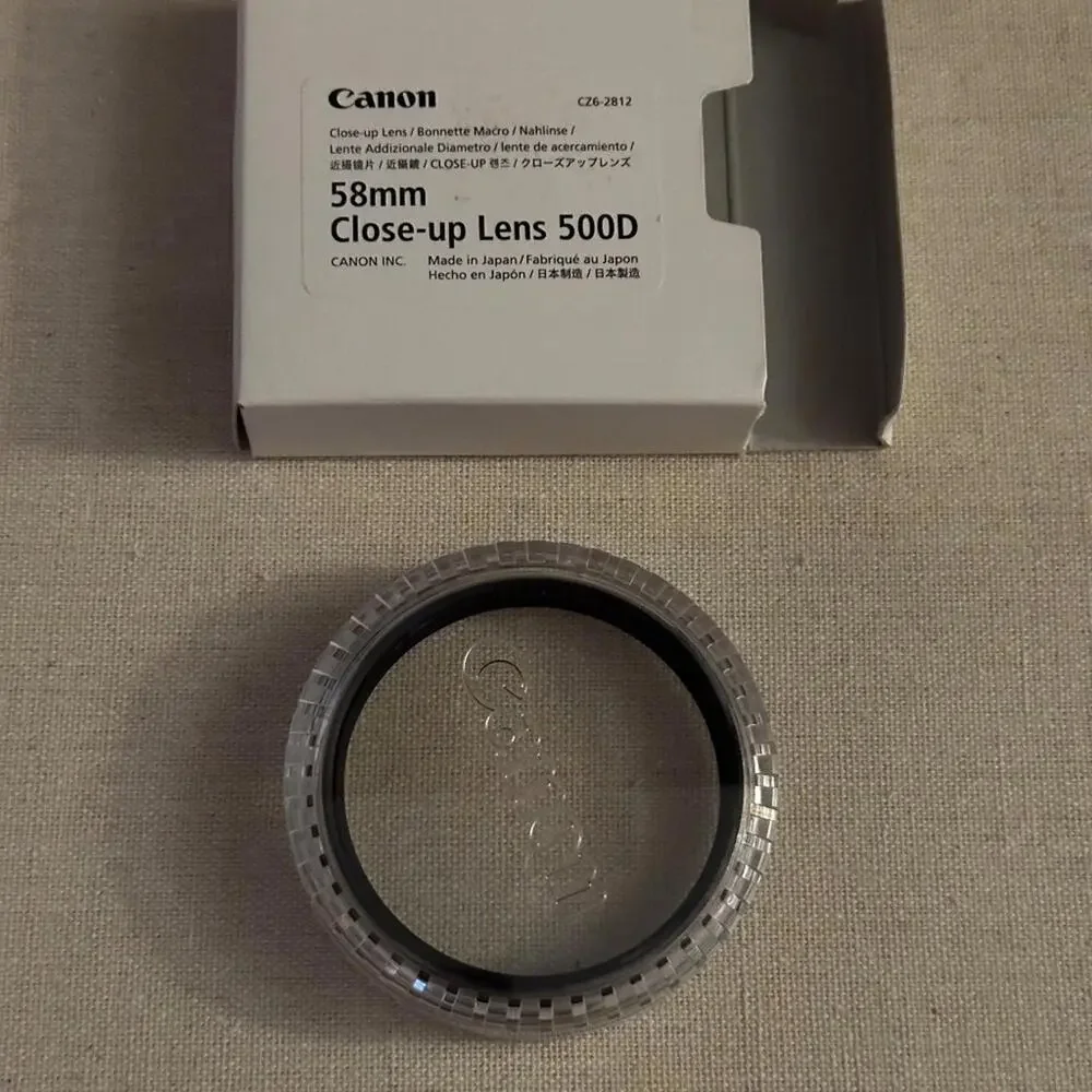 Canon Camera 58mm Close Up Lens - NIB